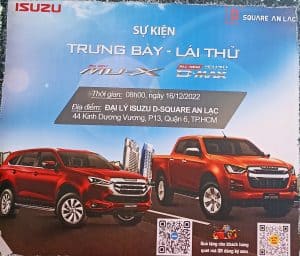Lái Thử Xe Isuzu 7 Chỗ