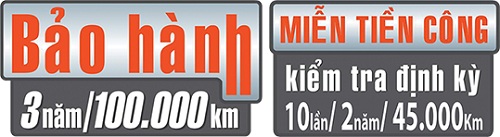 Chế độ bảo hành cho xe tải Isuzu
